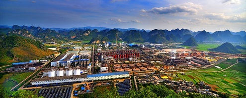 广西投资集团旗下广西华银铝业全景图 资料照片