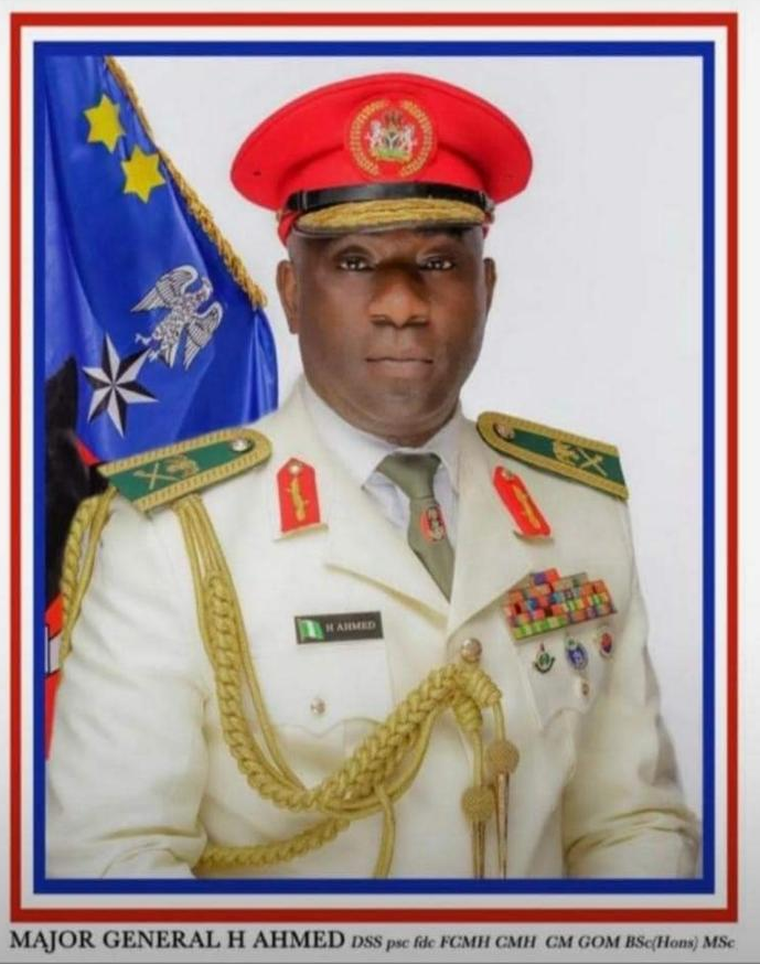 被匪徒枪杀的尼日利亚陆军少将哈桑·艾哈迈德