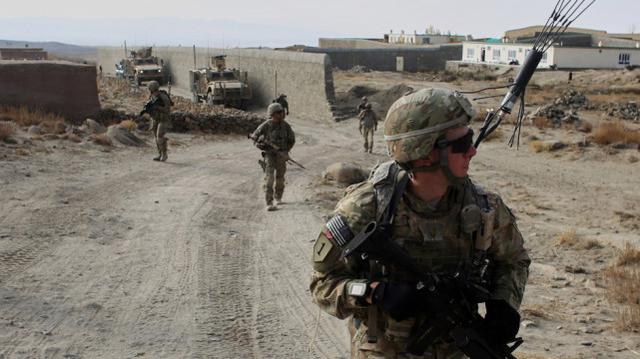 在阿富汗的美军 图源：路透社