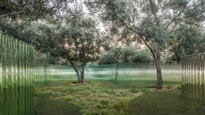 Apple Park将设"海市蜃楼"艺术品：400多根玻璃圆柱组成|沙漠 - Vimarsana News