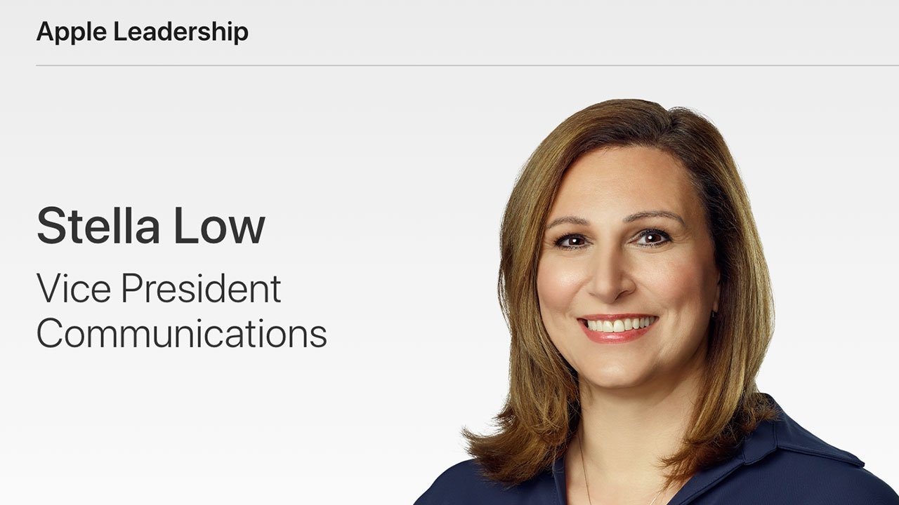 苹果公司将通信主管Stella Low纳入官网领导层网页
