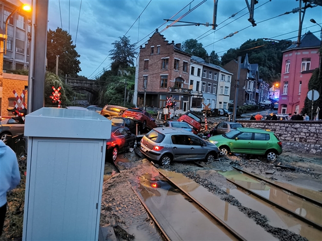 比利时南部新一轮降雨暂未造成人员伤亡 当地暴雨预警降级