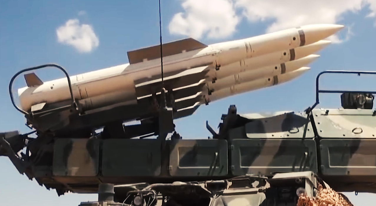 叙利亚装备的“山毛榉”防空导弹系统