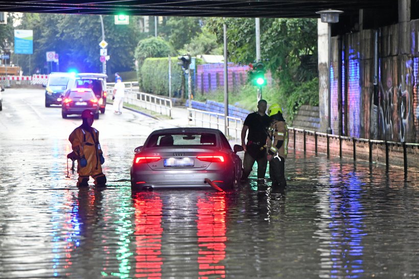 ​德国大部分地区普降暴雨 西部洪灾地区未受影响