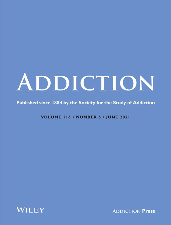 图：该论文近期发表在行为成瘾研究方面顶级学术期刊《瘾》上