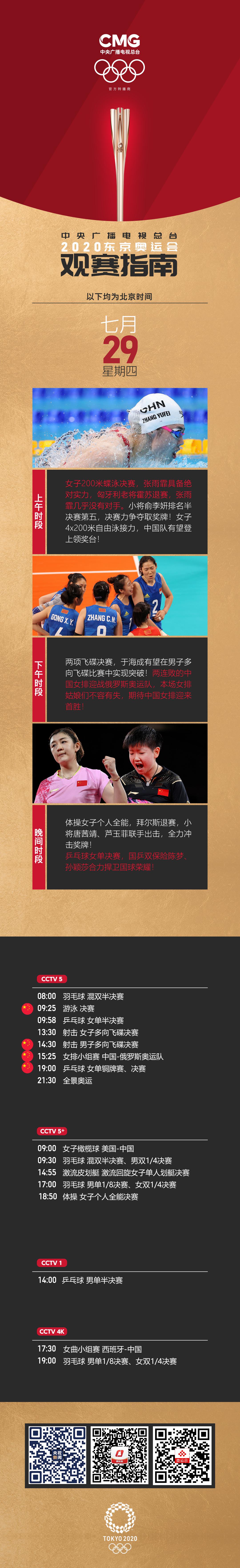 7月29日观赛指南 游泳乒乓球全力争金中国女排期待首胜 游泳 乒乓球 中国女排 新浪新闻 7月29日观赛指南 游泳乒乓球全力争金中国女排期待首胜 游泳 乒乓球 中国女排 新浪新闻