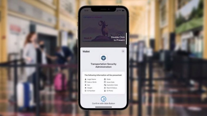 苹果iOS 15将利用Face ID数据来匹配验证数字证件