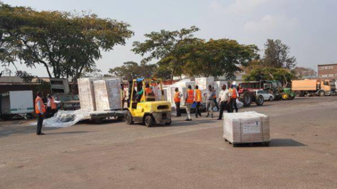 赞比亚大选首批选举材料运抵该国首都卢萨卡