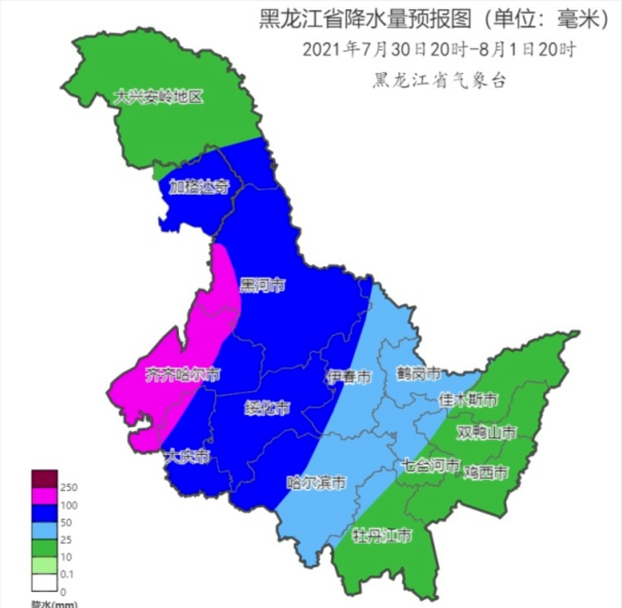 黑吉辽蒙都有暴雨具体预报