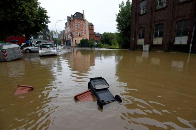 德国洪灾 图源：外媒