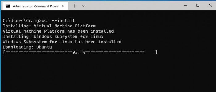 现只需一条命令你就可以安装Windows Subsystem for Linux