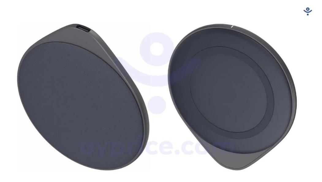 OPPO磁性无线充电器渲染图曝光：体积小巧、采用圆形设计风格