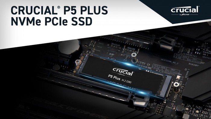 英睿达发布P5 Plus系列PCIe 4.0固态硬盘：500GB售107.99美元起