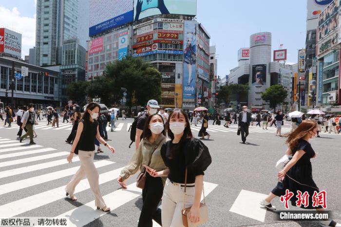 资料图：疫情下的日本东京。