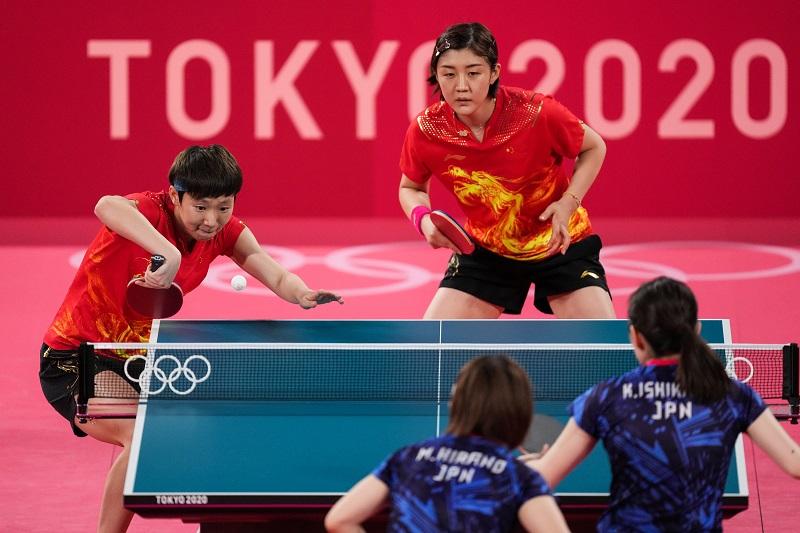 “没打够，还想接着打！” 中国女乒完胜日本豪取奥运团体四连冠