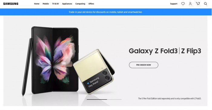 EvLeaks：或只有Galaxy Z Fold 3会迎来新款S Pen手写笔支持