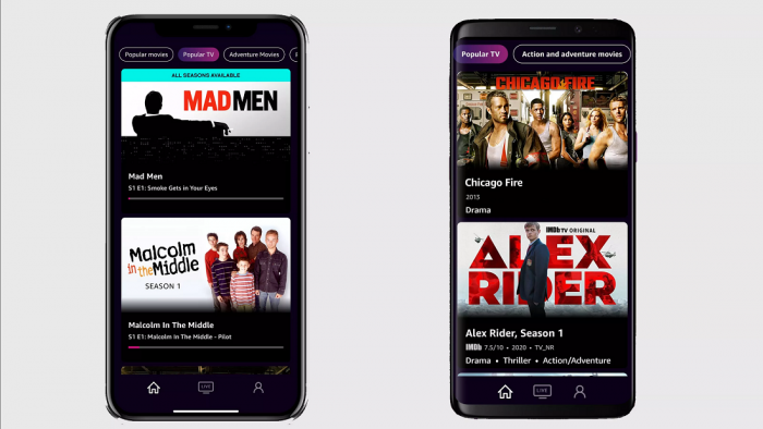 亚马逊带广告的IMDb TV服务终于推出了Android和iOS应用
