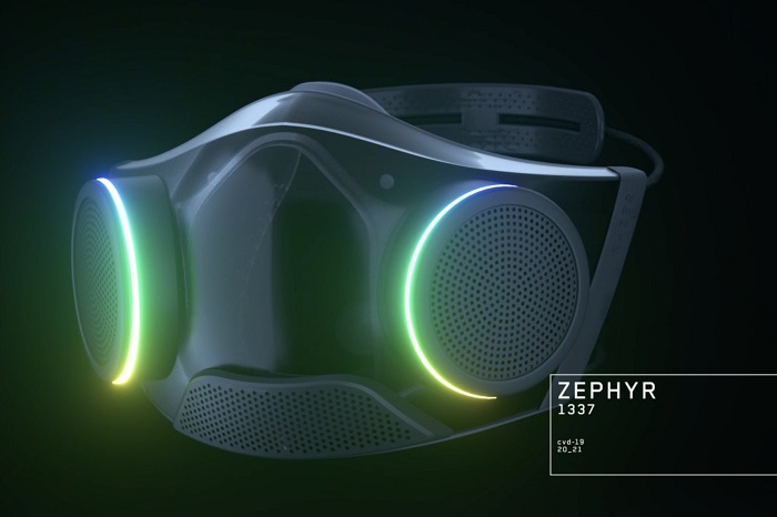 Razer正式命名Zephyr智能RGB面罩 公测申请同步开启
