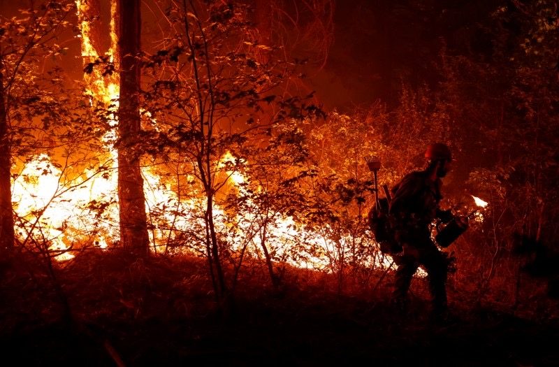 加州山火“迪克西”已致8人失踪 超184座建筑被毁