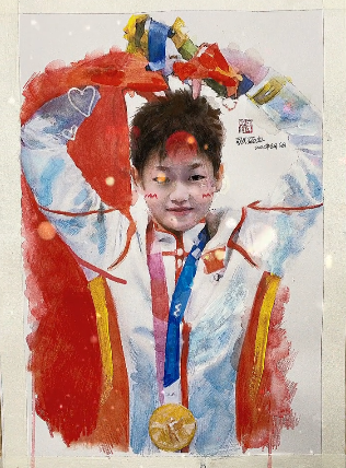 该博主称,直到最后,全红婵甩过来一张自己拿了金牌