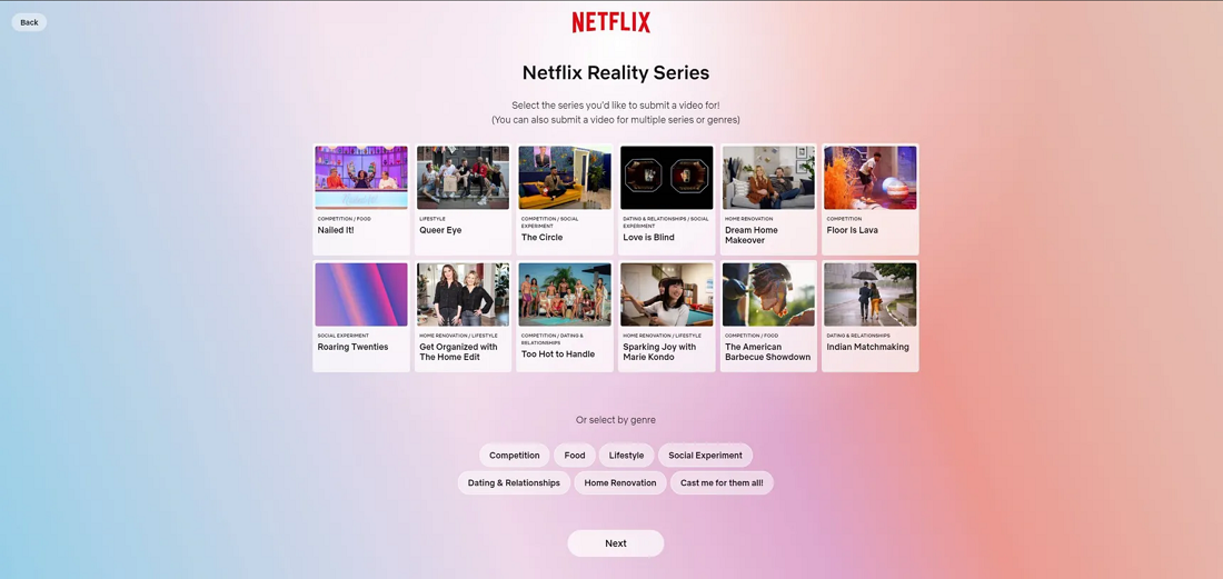 Netflix宣布将真人秀节目规模扩大两倍