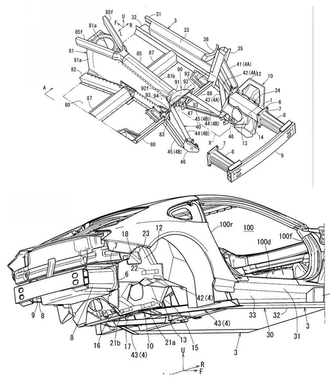 马自达专利图曝光 新一代RX 9轿跑或将问世