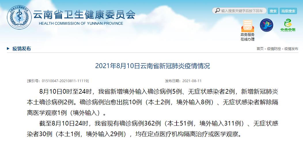 云南昨日新增本土确诊病例2例|云南省|缅甸|新冠肺炎_新浪军事_新浪网