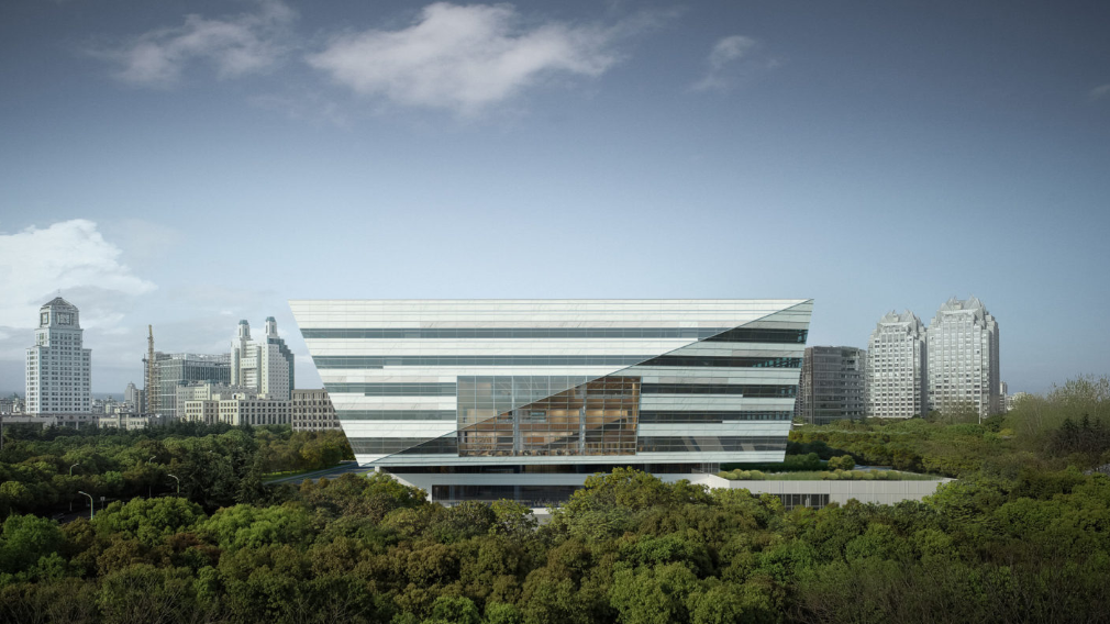 上海图书馆东馆效果图