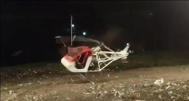 死神降临？印度男子自制直升机，试飞中遭螺旋桨“爆头”