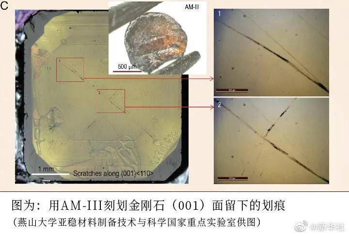 我国合成新材料可划伤钻石，网友：钻戒能刻字了