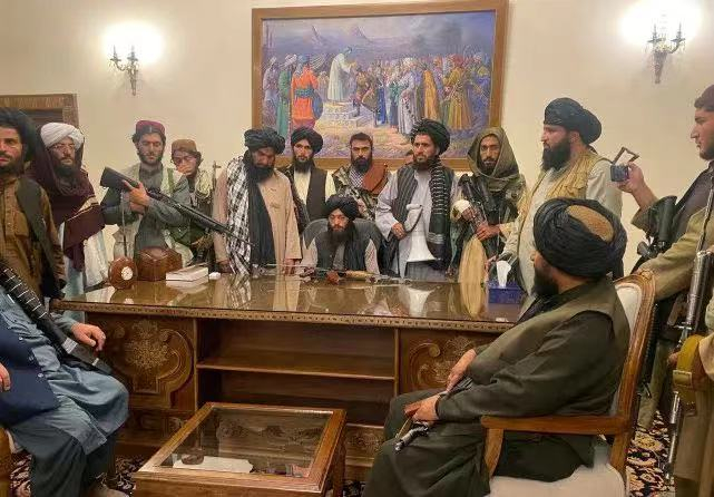 塔利班控制阿富汗总统府 图片来源：环球时报