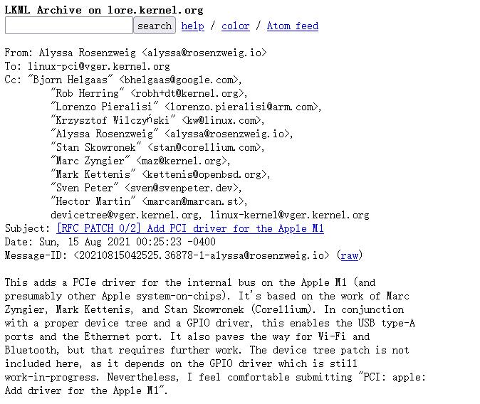 Linux Kernel正着手改进苹果M1芯片的PCIe相关驱动