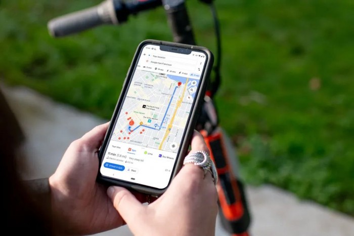 Google Maps美国地区可发现和使用Spin的电动自行车/滑板车