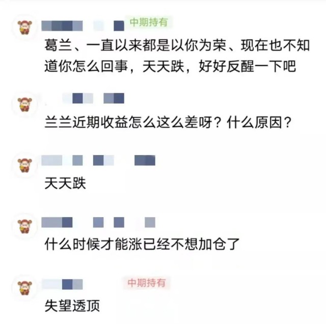 “跌落神坛？葛兰最近怎么了？管理规模达848亿元，最近业绩下滑让她饱受诟病，质疑的声音不绝于耳