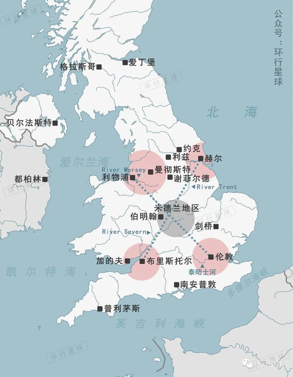 将利物浦港中远道而来的进口货物一路"足不点地"得通过水路运送至伦敦