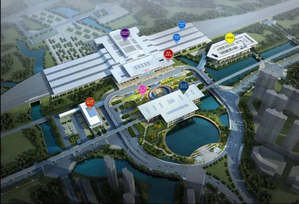 温岭高铁站示意图