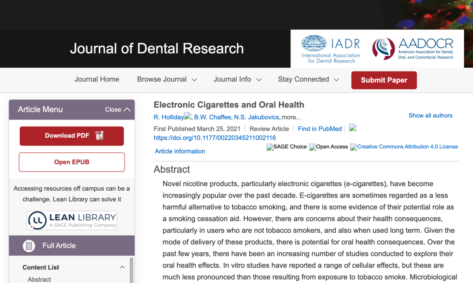 多国牙科专家证实：烟民患者改用电子烟后，牙周环境得到改善