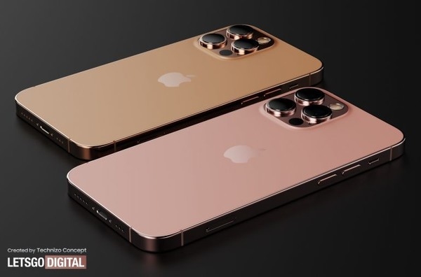 iPhone 12s系列渲染图(图源LETSGODIGITAL)
