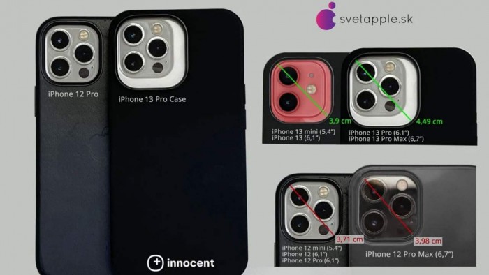 泄露的手机壳设计暗示iPhone 13相机位置和尺寸发生变化
