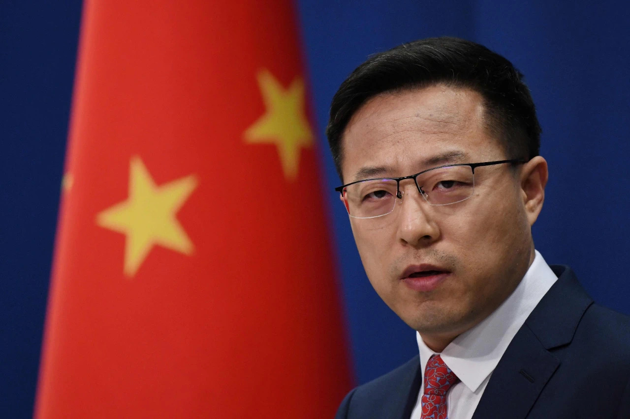 △中国外交部发言人赵立坚