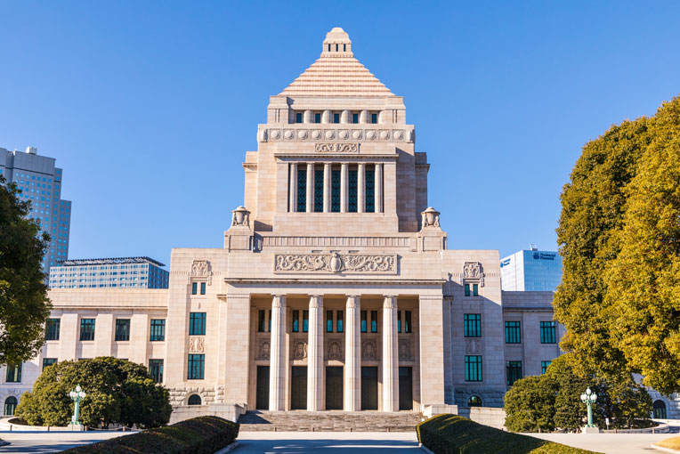 日本国会议事堂资料图（图片来源：网络）