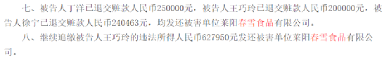 春雪食品IPO：招股书现信披错误 员工私卖804万货物(图5)