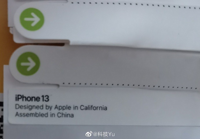 苹果新机包装贴纸曝光：确定为iPhone 13、中国生产