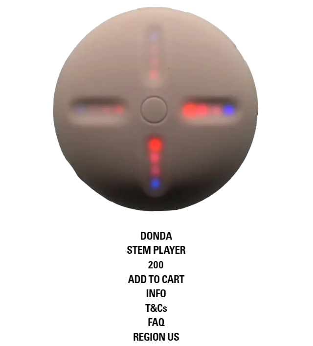 Kanye West推出Donda Stem Player音乐创作小工具 预售价200美元