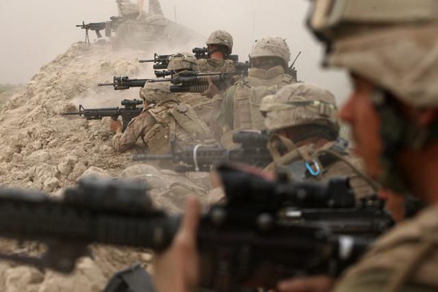 美军在阿富汗 图源：视觉中国