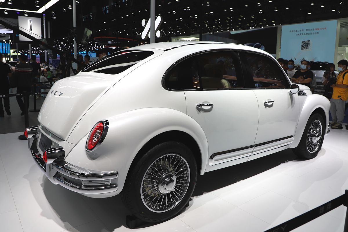 致敬经典的又一力作wey复古潮驾车展实拍