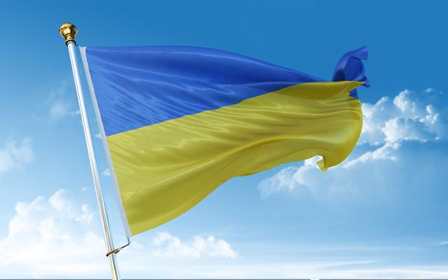 乌克兰国旗 图源：人民视觉