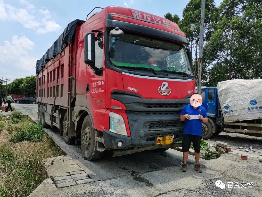 500多吨货呐 5辆货车就装走了 货车 新浪新闻