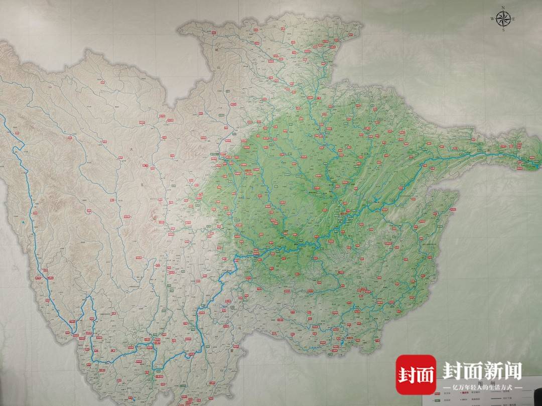 川渝水系图 图片由重庆市水利局提供
