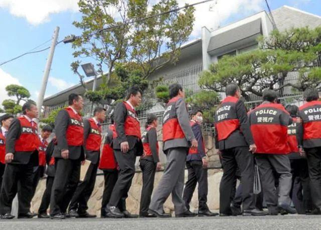 日本警方2019年调查山口组总本部（图片来源：日媒）